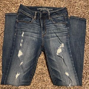 American Eagle distressed jeans!